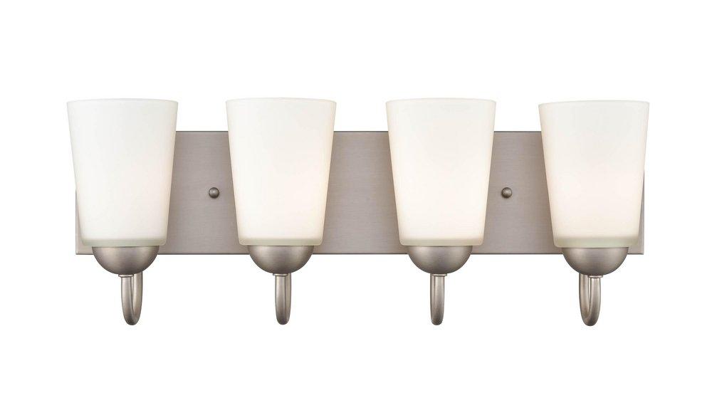 Millennium Lighting Satin Nickel 4-Light Vanity Fixture 