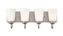 4-Light Vanity Fixture in Satin Nickel