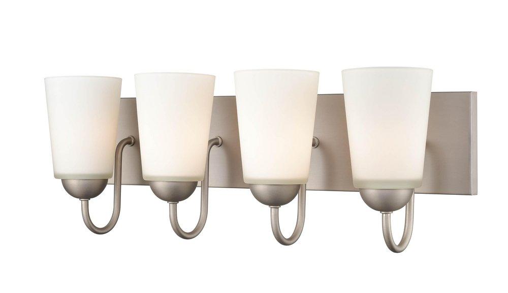 Millennium Lighting Satin Nickel 4-Light Vanity Fixture 