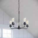 Millennium Lighting Matte Black 60W 5-Light Medium E-26 Chandelier 