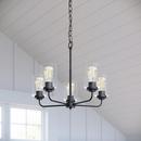 Millennium Lighting Matte Black 5-Light Chandelier Ceiling Light 