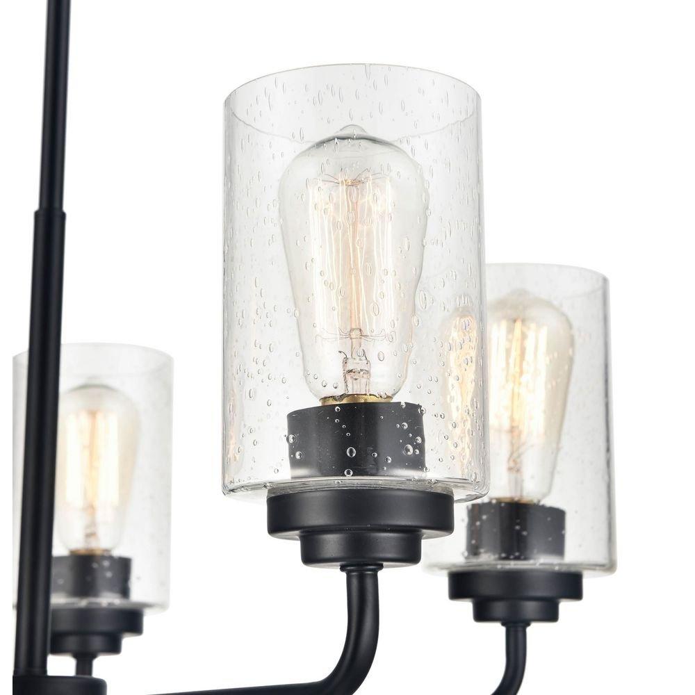Millennium Lighting Matte Black 60W 5-Light Medium E-26 Chandelier 