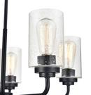 Millennium Lighting Matte Black 5-Light Chandelier Ceiling Light 