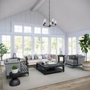 Millennium Lighting Matte Black 60W 5-Light Medium E-26 Chandelier 