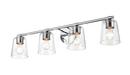 Millennium Lighting Chrome 4-Light Vanity Fixture 