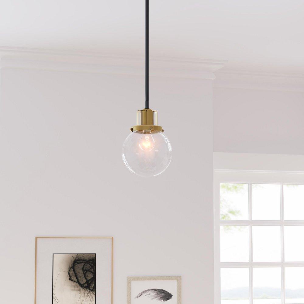 Millennium Lighting Matte Black 1-Light Pendant Light 