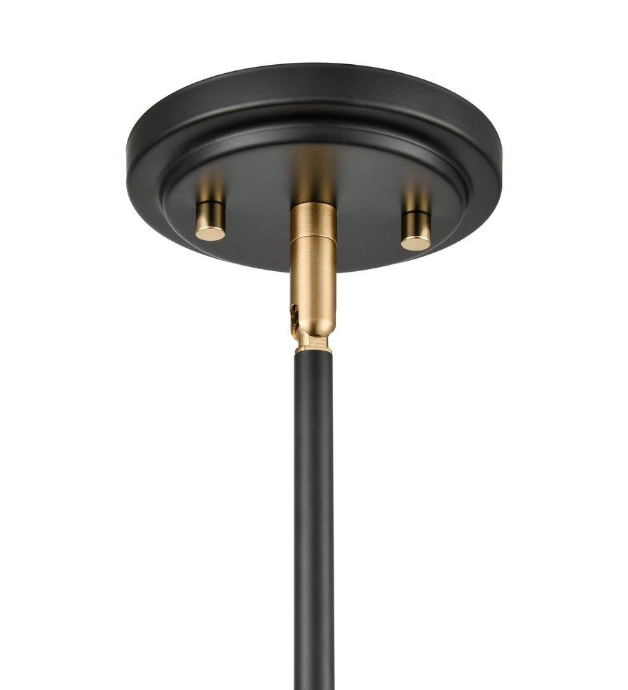 Millennium Lighting Matte Black 1-Light Pendant Light 