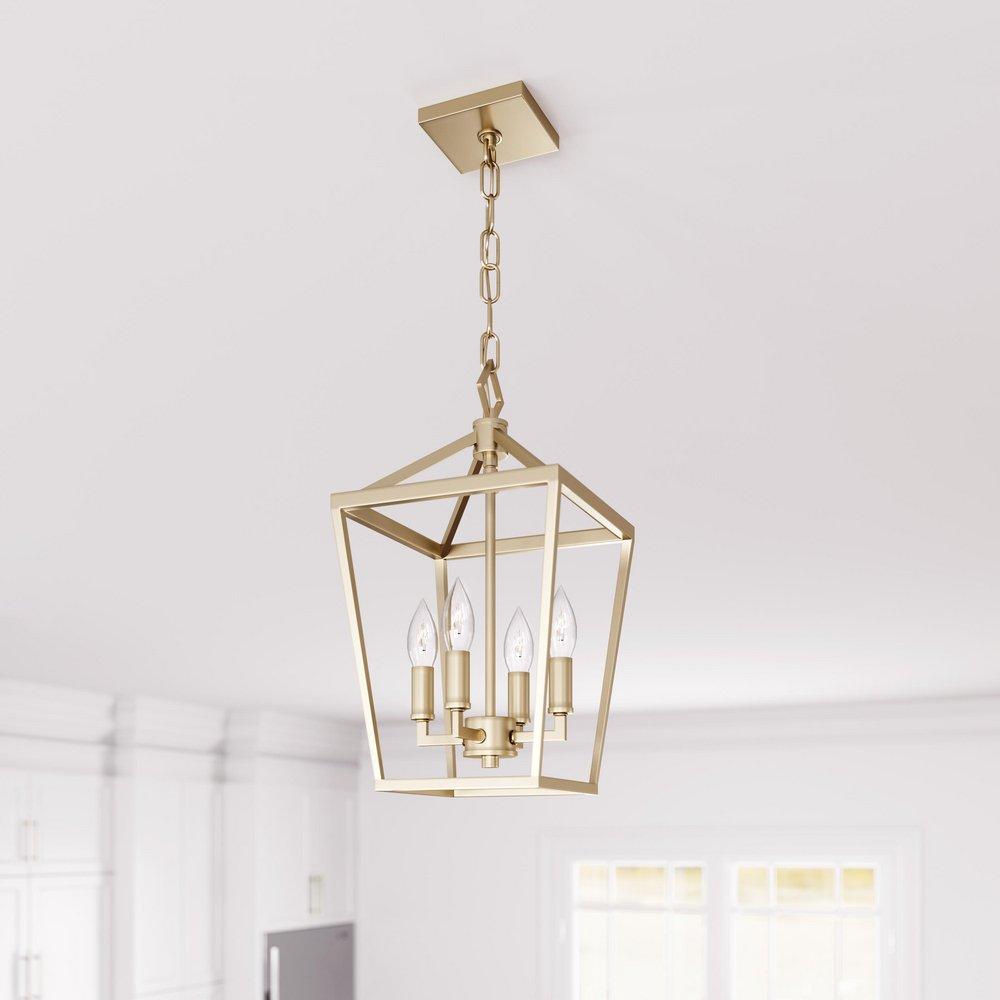 Millennium Lighting Modern Gold 4-Light Pendant Light 