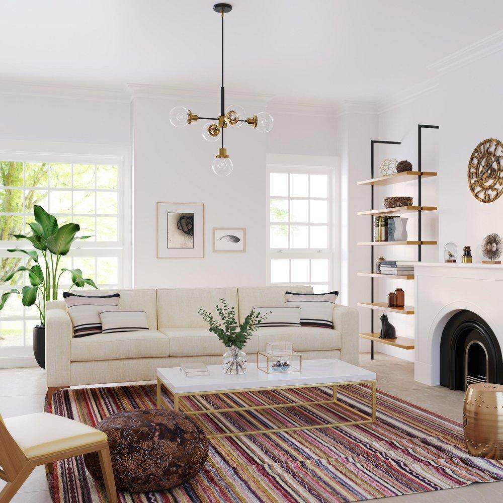 Millennium Lighting Matte Black 5-Light Pendant Light 