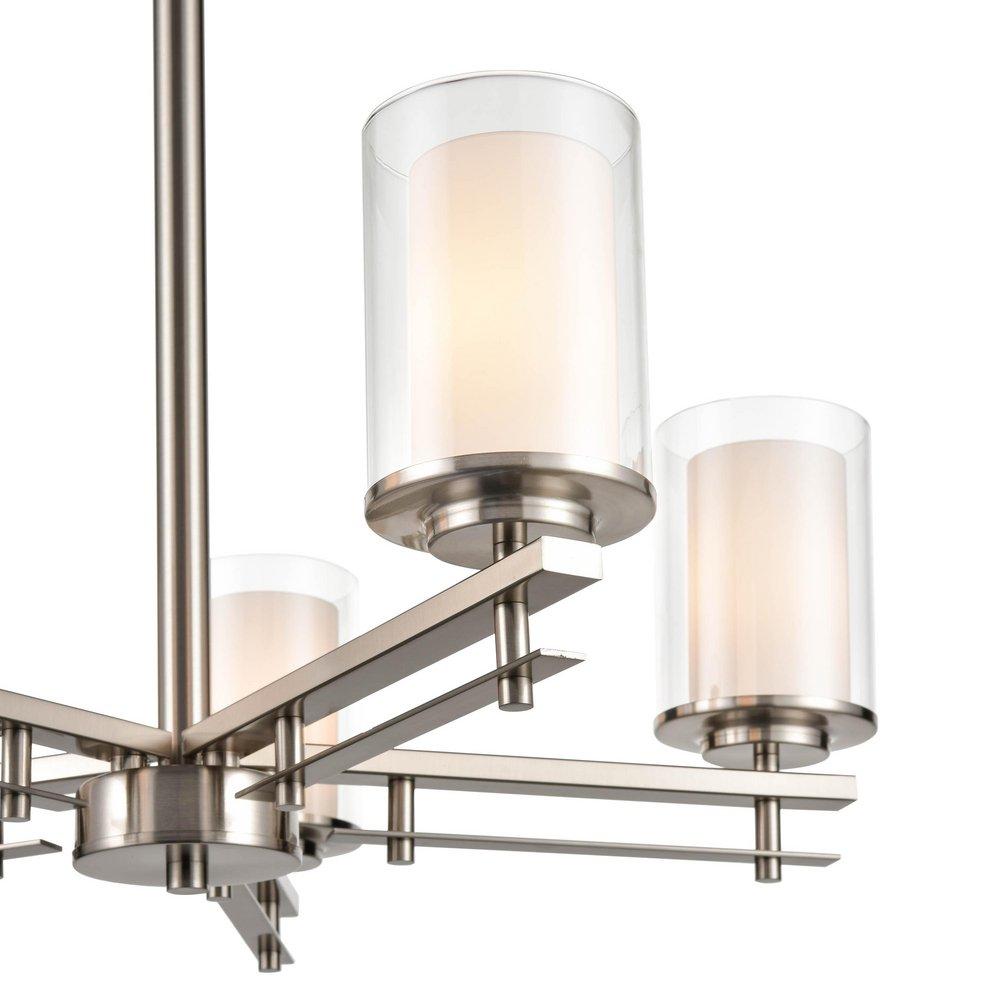 Millennium Lighting Brushed Nickel 5-Light Chandelier Ceiling Light 