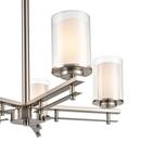 Millennium Lighting Brushed Nickel 5-Light Chandelier Ceiling Light 