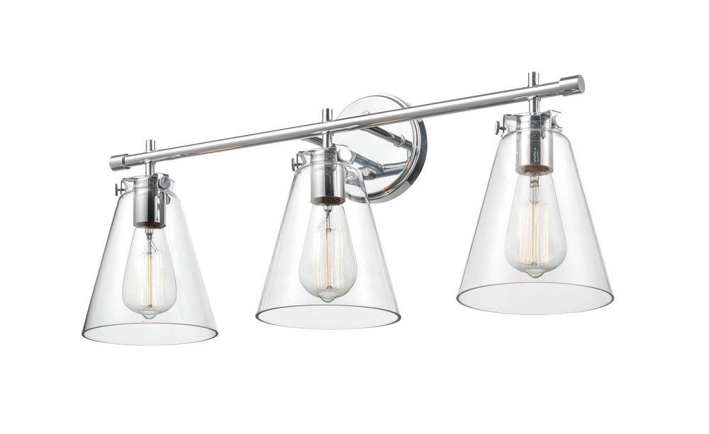 Millennium Lighting Chrome 3-Light Vanity Fixture 