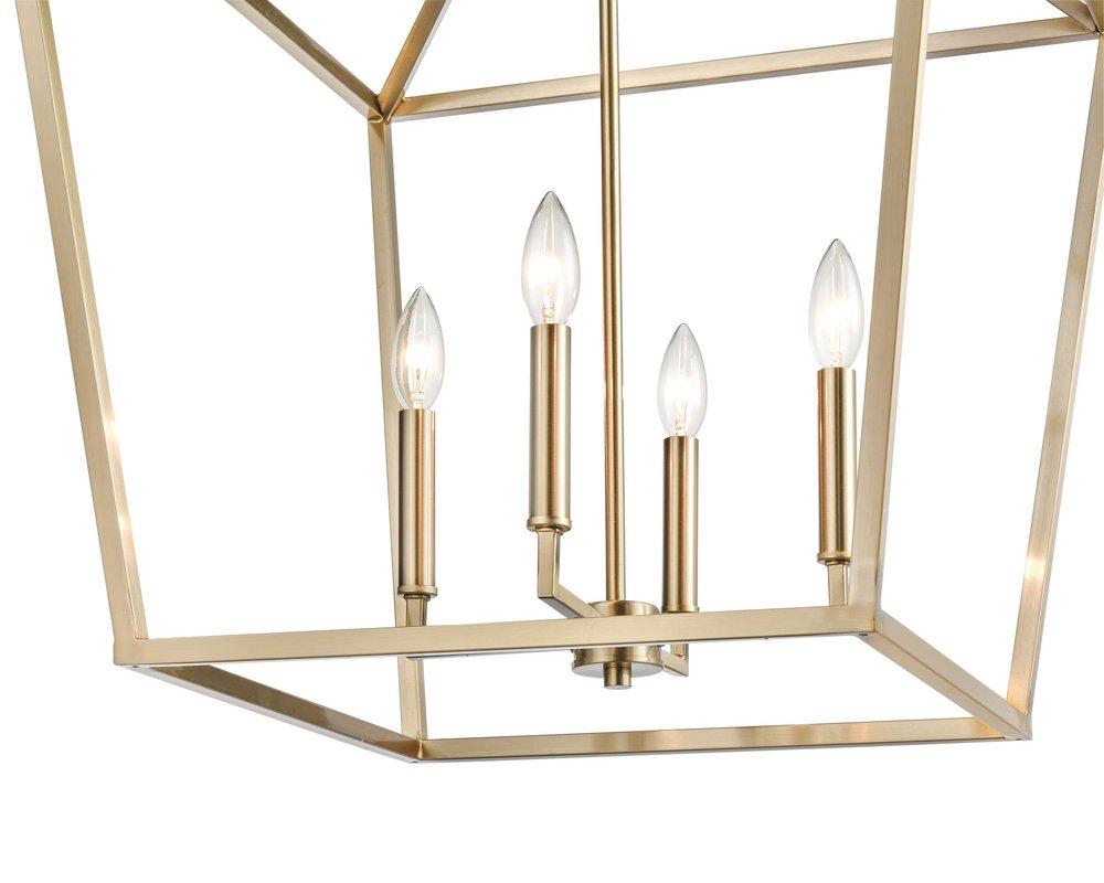 Millennium Lighting Modern Gold 4-Light Pendant Light 