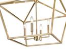 Millennium Lighting Modern Gold 30 in. 60W 4-Light Pendant 
