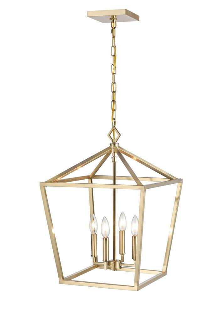 Millennium Lighting Modern Gold 4-Light Pendant Light 