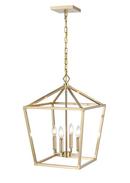 Millennium Lighting Modern Gold 4-Light Pendant Light 