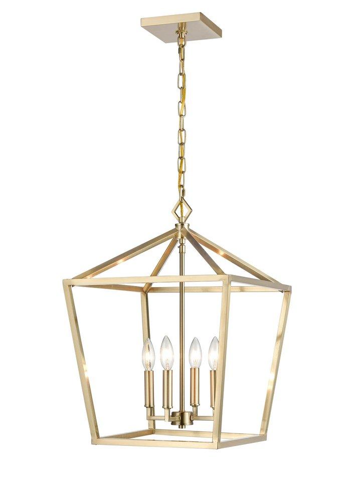 Millennium Lighting Modern Gold 4-Light Pendant Light 