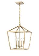 Millennium Lighting Modern Gold 4-Light Pendant Light 