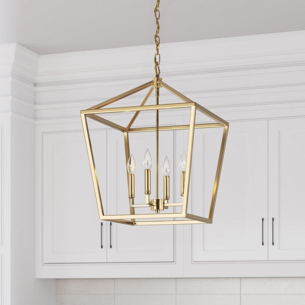 Millennium Lighting Modern Gold 4-Light Pendant Light 