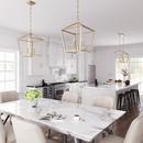 Millennium Lighting Modern Gold 4-Light Pendant Light 