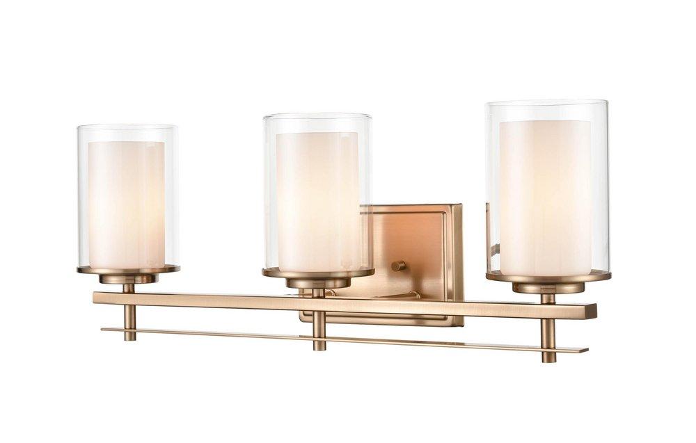 Millennium Lighting Modern Gold 3-Light Vanity Fixture 