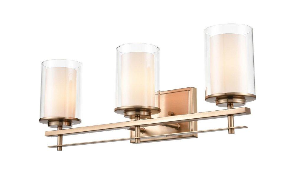 Millennium Lighting Modern Gold 3-Light Vanity Fixture 