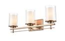 Millennium Lighting Modern Gold 3-Light Vanity Fixture 