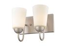 Millennium Lighting Satin Nickel 2-Light Vanity Fixture 