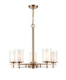 Millennium Lighting Modern Gold 5-Light Chandelier Ceiling Light 