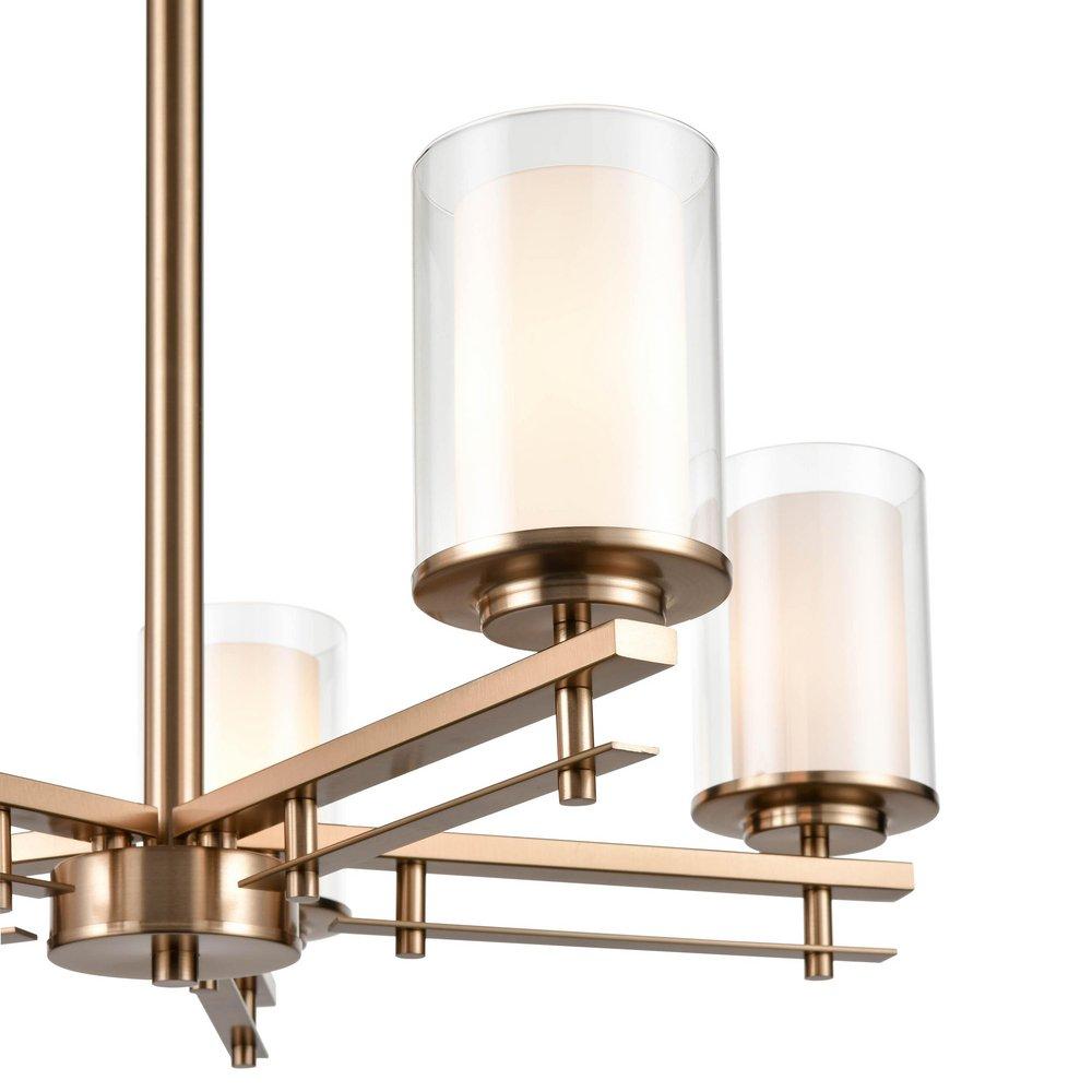 Millennium Lighting Modern Gold 5-Light Chandelier Ceiling Light 