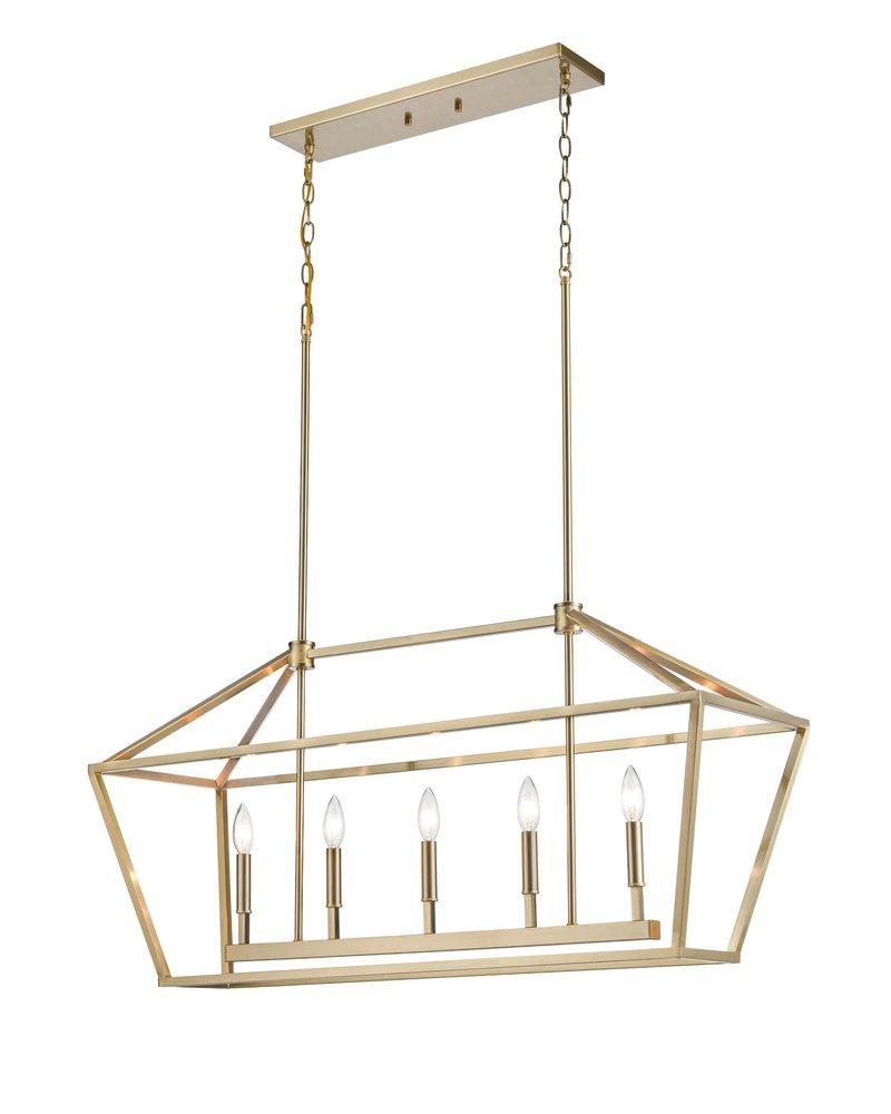 Millennium Lighting Modern Gold 5-Light Island Light 