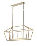 Millennium Lighting Modern Gold 5-Light Island Light 