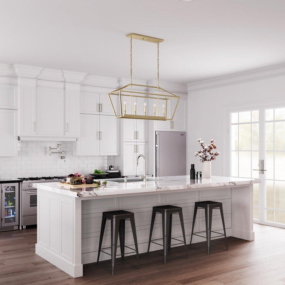 Millennium Lighting Modern Gold 5-Light Island Light 