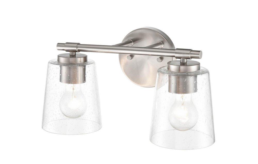 Millennium Lighting Brushed Nickel 2-Light Vanity Fixture 
