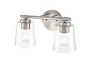 Millennium Lighting Brushed Nickel 2-Light Vanity Fixture 
