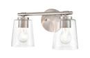 Millennium Lighting Brushed Nickel 2-Light Vanity Fixture 