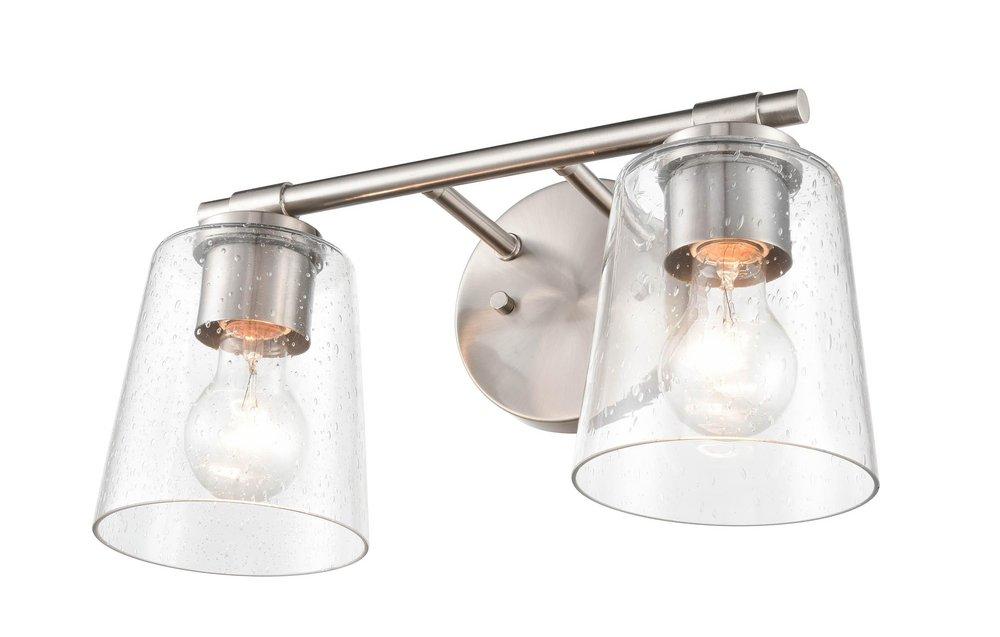 Millennium Lighting Brushed Nickel 2-Light Vanity Fixture 