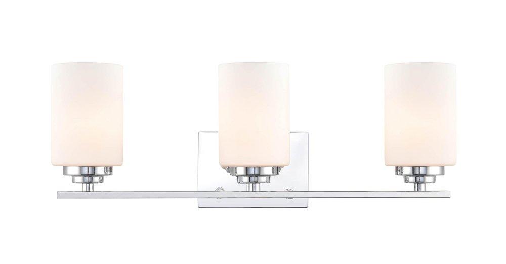 Millennium Lighting Chrome 100W 3-Light Medium E-26 Vanity Fixture 