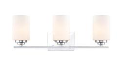 3-Light Vanity Fixture in Chrome