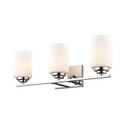 Millennium Lighting Chrome 100W 3-Light Medium E-26 Vanity Fixture 