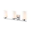 Millennium Lighting Chrome 100W 3-Light Medium E-26 Vanity Fixture 