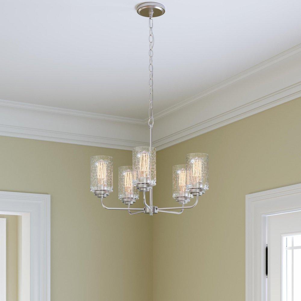 Millennium Lighting Satin Nickel 60W 5-Light Medium E-26 Chandelier 