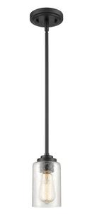 Millennium Lighting Matte Black 1-Light Mini-Pendant Light 