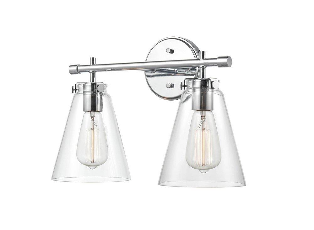Millennium Lighting Chrome 2-Light Vanity Fixture 