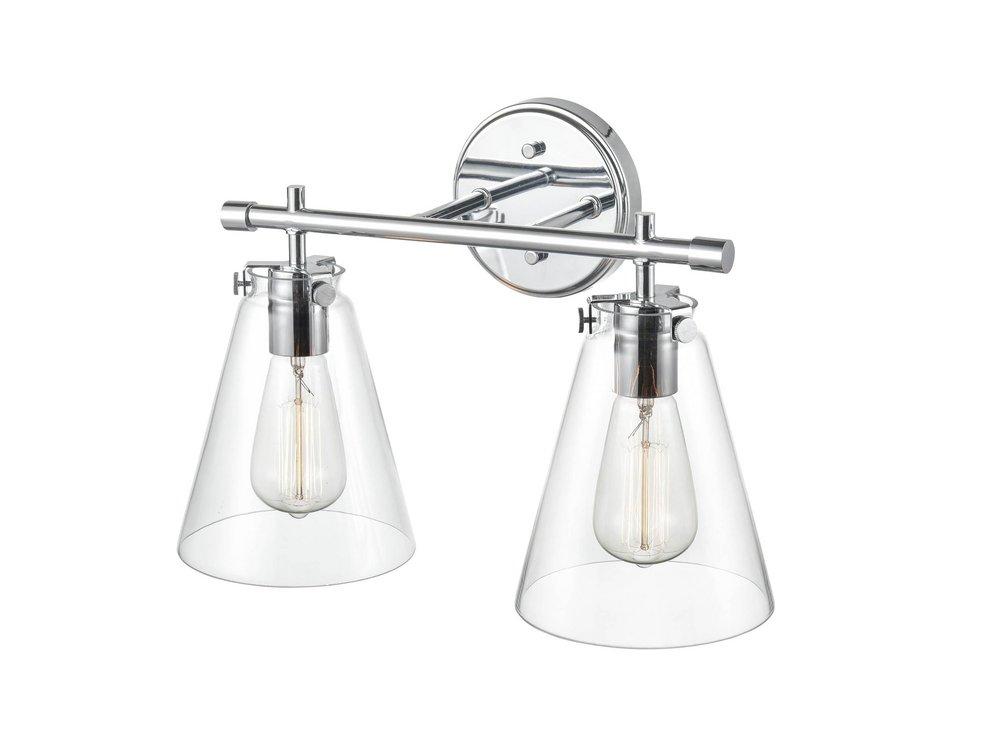 Millennium Lighting Chrome 2-Light Vanity Fixture 