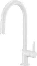 Single Handle Pull Down Kitchen Faucet in Matte White (Handle Sold Separately)