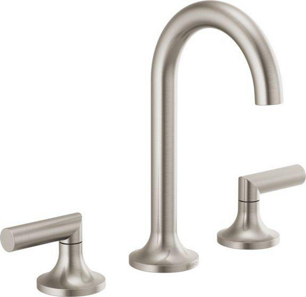 Brizo Brushed Nickel Two Handle Widespread Bathroom Sink Faucet 