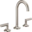 Brizo Brushed Nickel Two Handle Widespread Bathroom Sink Faucet 