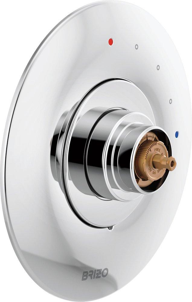 Brizo Chrome Pressure Balancing Valve Trim (Handle Sold Separately) 