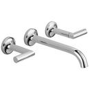 Brizo Chrome Widespread Bathroom Sink Faucet Handles Sold Separately 